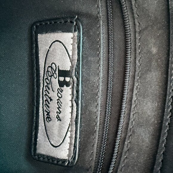 BLACK LEATHER CROSSBODY - Picture 4 of 4